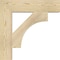 Ekena Millwork Westlake Block Rough Sawn Bracket, Douglas Fir, 4"W x 20"D x 20"H BKT04X20X20WTL05RDF - alternate 2